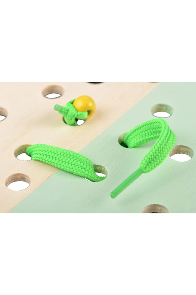 Montessori İp Geçirme Elma