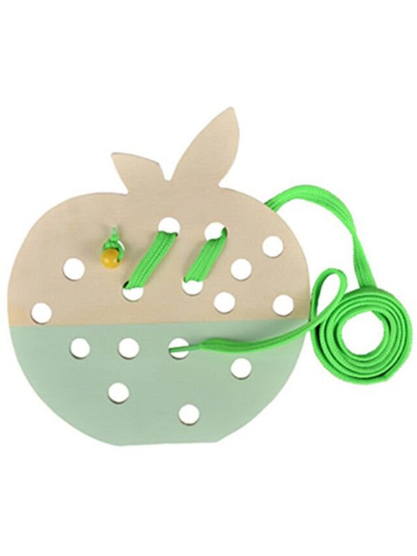 Montessori İp Geçirme Elma