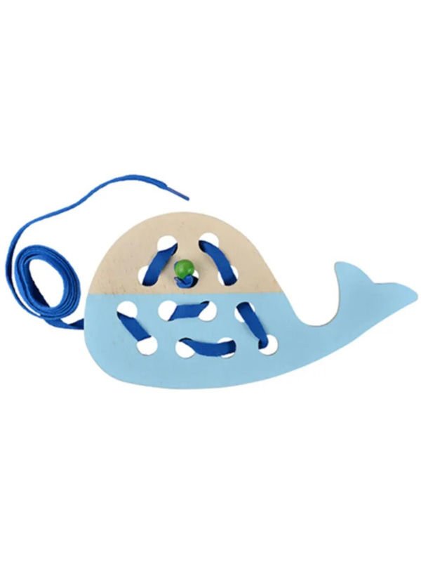Montessori İp Geçirme Balina