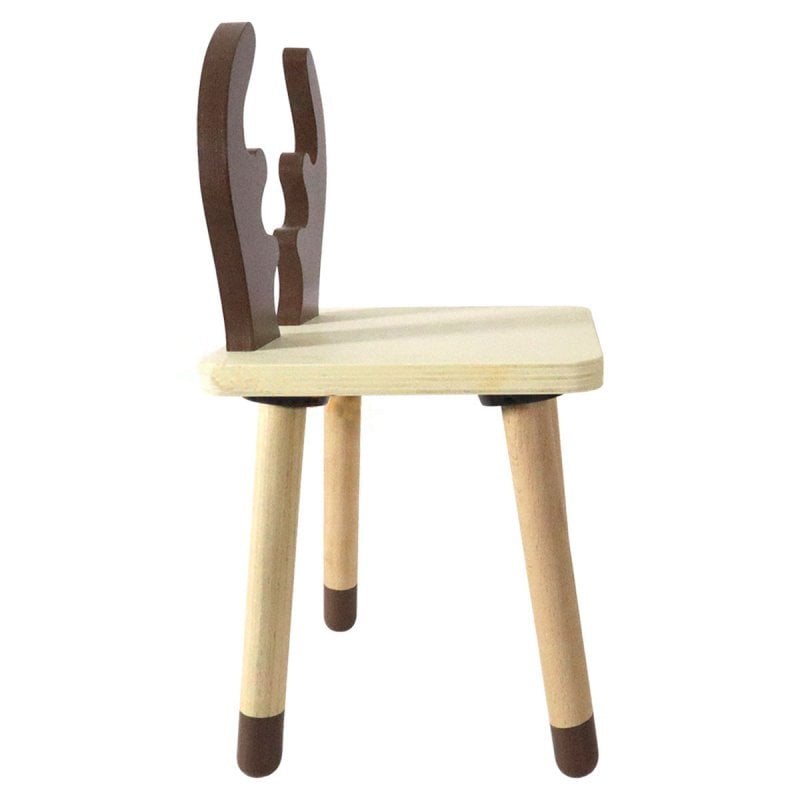 Ahşap Geyik Çocuk Sandalyesi
