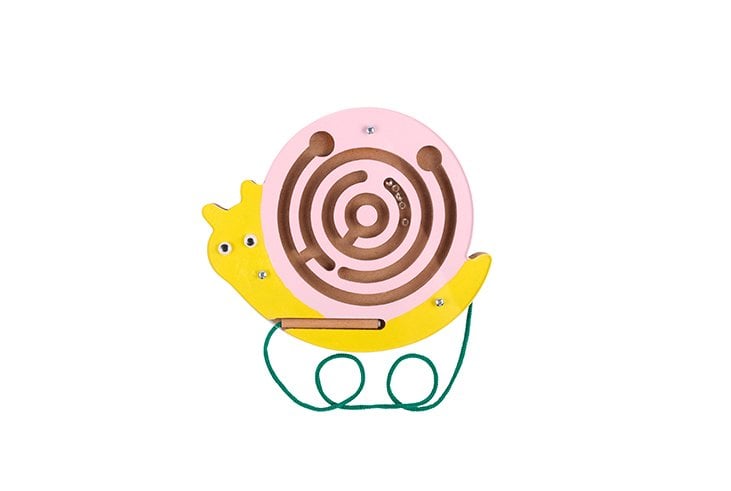 Ahşap-Manyetik Labirent Salyangoz