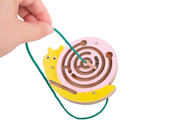 Ahşap-Manyetik Labirent Salyangoz