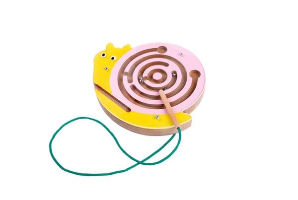 Ahşap-Manyetik Labirent Salyangoz