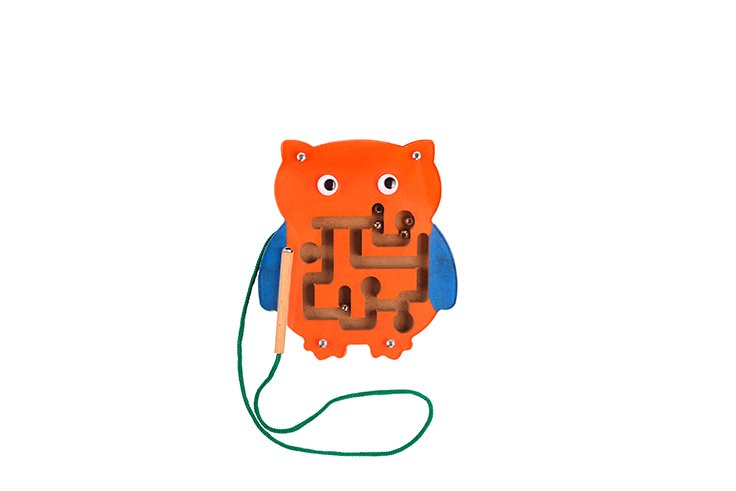 Ahşap-Manyetik Labirent Baykuş