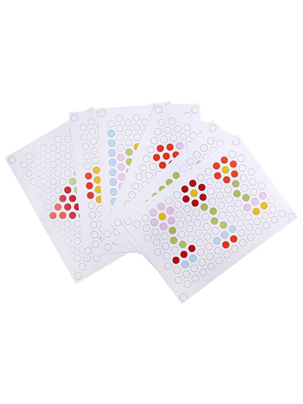 Montessori Keçelerle Beceri ve Renk Eşleştirme Oyunu