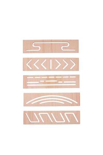 Montessori Çizgi Şablonu Yollar