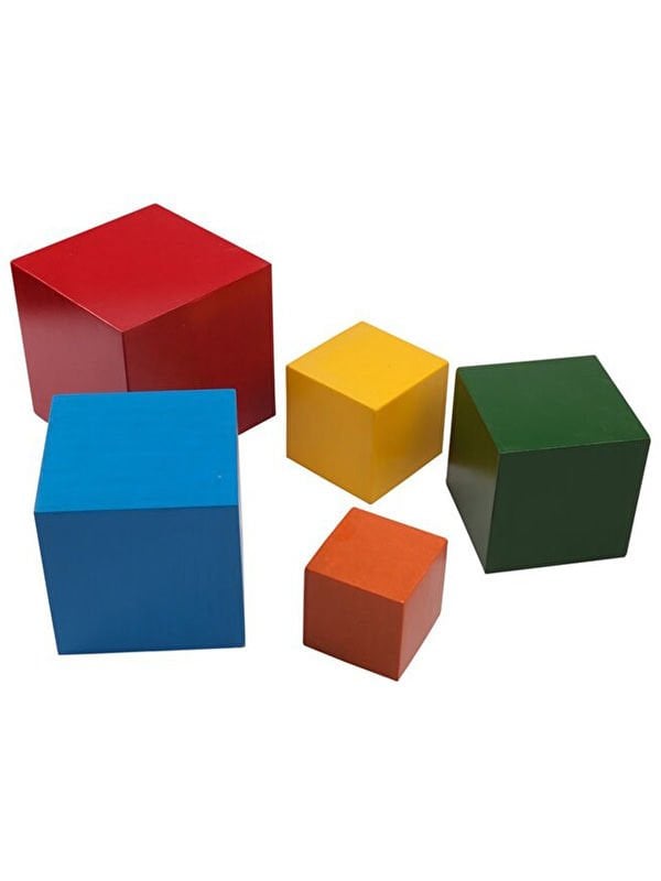 Ahşap Renkli Küpler