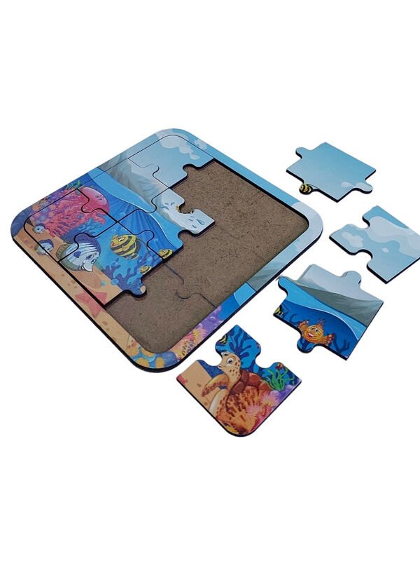 Balıklar Dünyası Ahşap Puzzle