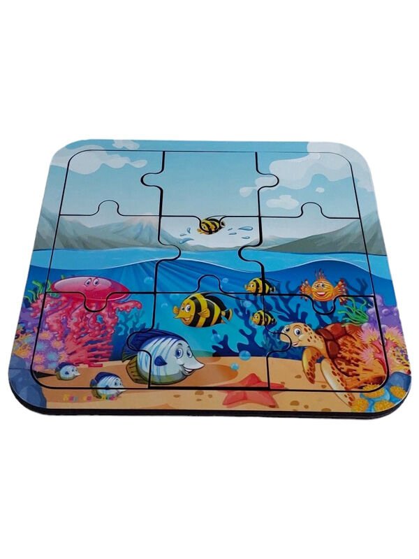 Balıklar Dünyası Ahşap Puzzle