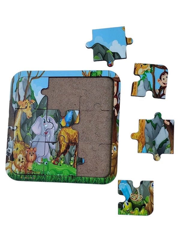 Hayvanlar Alemi Ahşap Puzzle