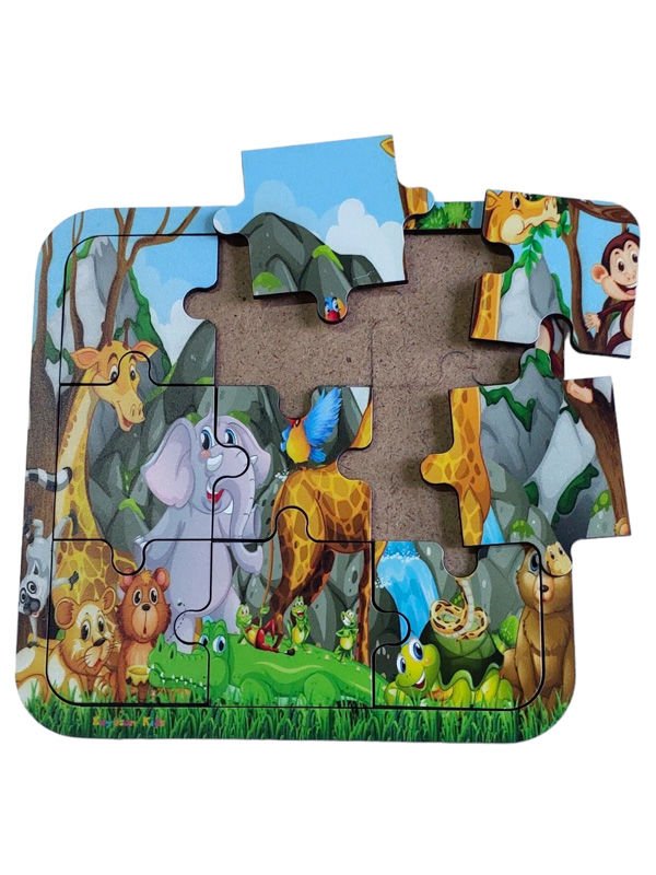 Hayvanlar Alemi Ahşap Puzzle