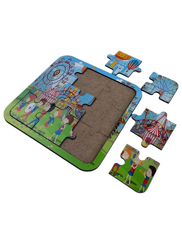 Lunapark Ahşap Puzzle