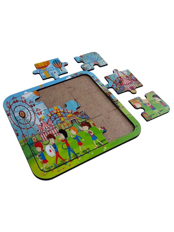 Lunapark Ahşap Puzzle