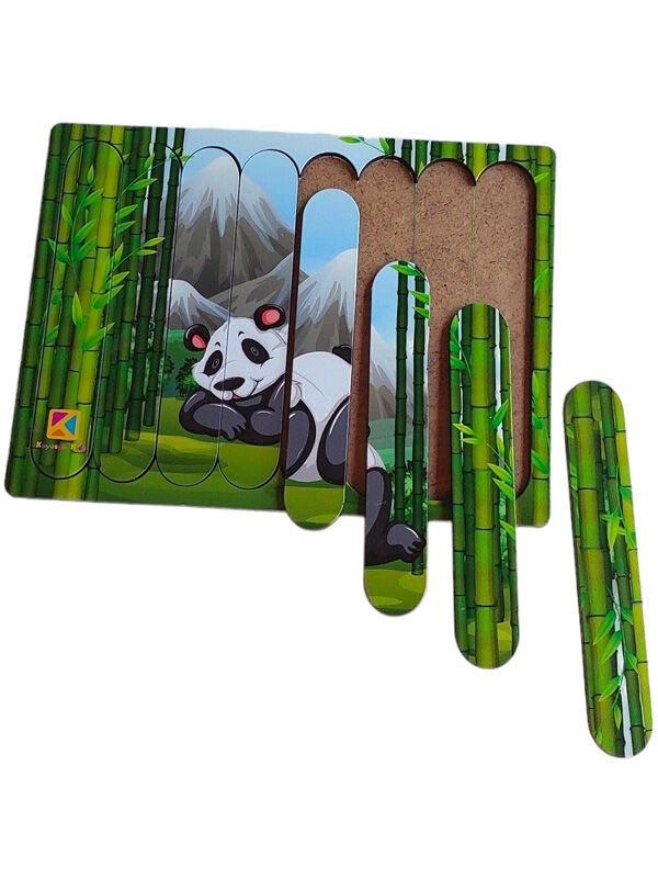 Panda Ahşap Stick Puzzle