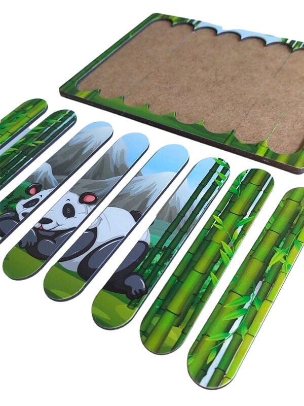 Panda Ahşap Stick Puzzle