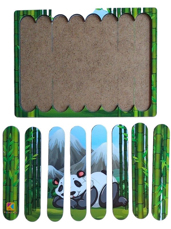 Panda Ahşap Stick Puzzle