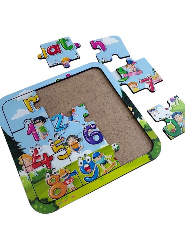 Rakamlı Ahşap Puzzle