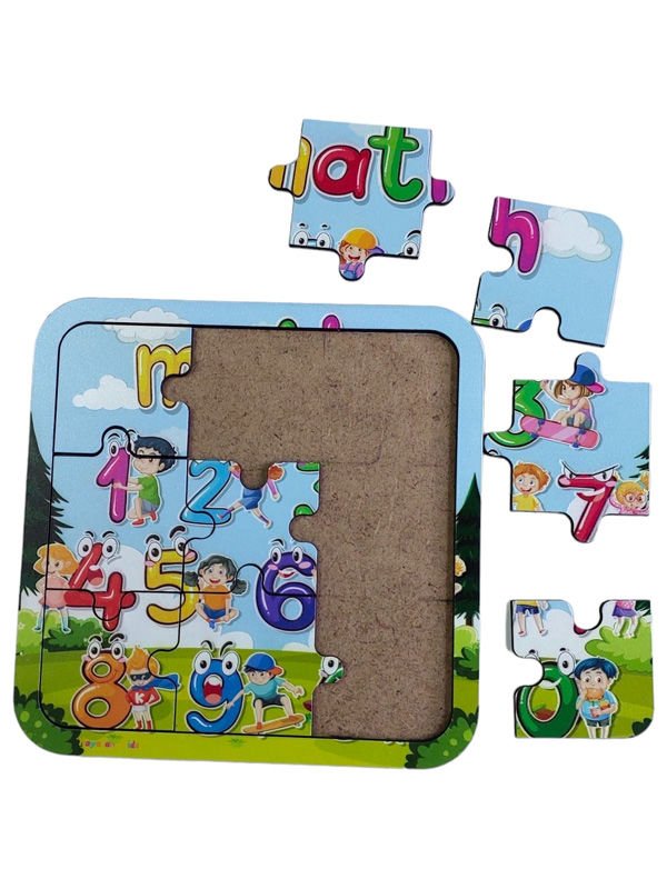 Rakamlı Ahşap Puzzle