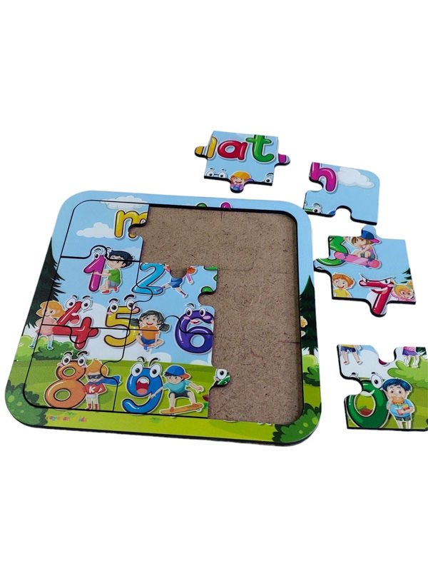 Rakamlı Ahşap Puzzle