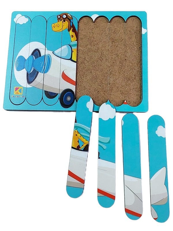 Uçan Zürafa Ahşap Stick Puzzle