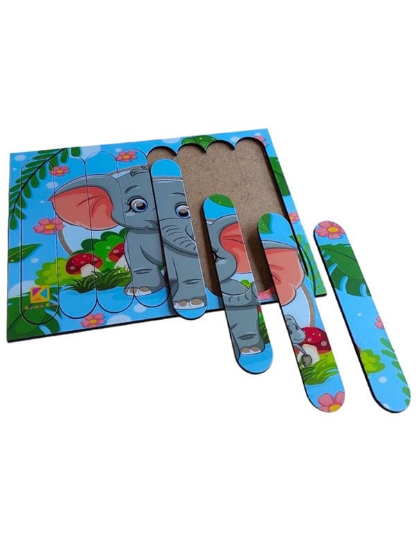 Yavru Fil Ahşap Stick Puzzle