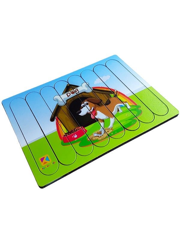 Yavru Köpek Ahşap Stick Puzzle