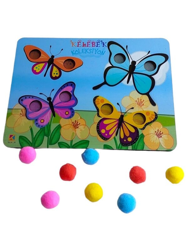 Kelebek Renk Bulmaca-Eşleştirme