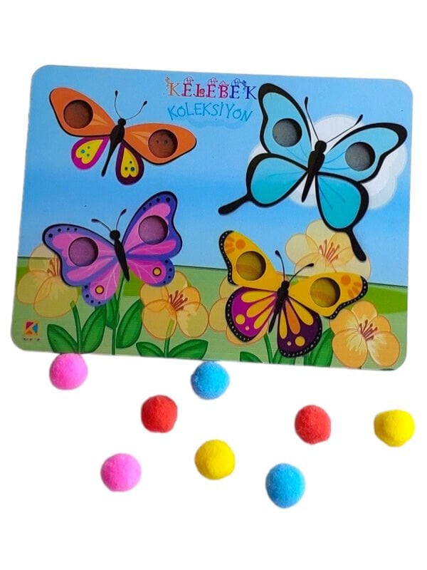 Kelebek Renk Bulmaca-Eşleştirme