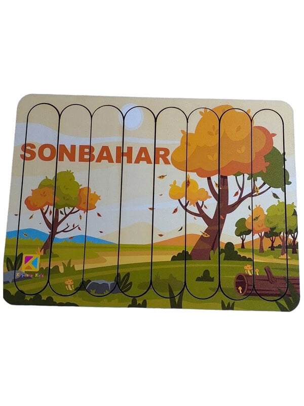 4 Mevsim 4'lü Ahşap Stick Puzzle Set