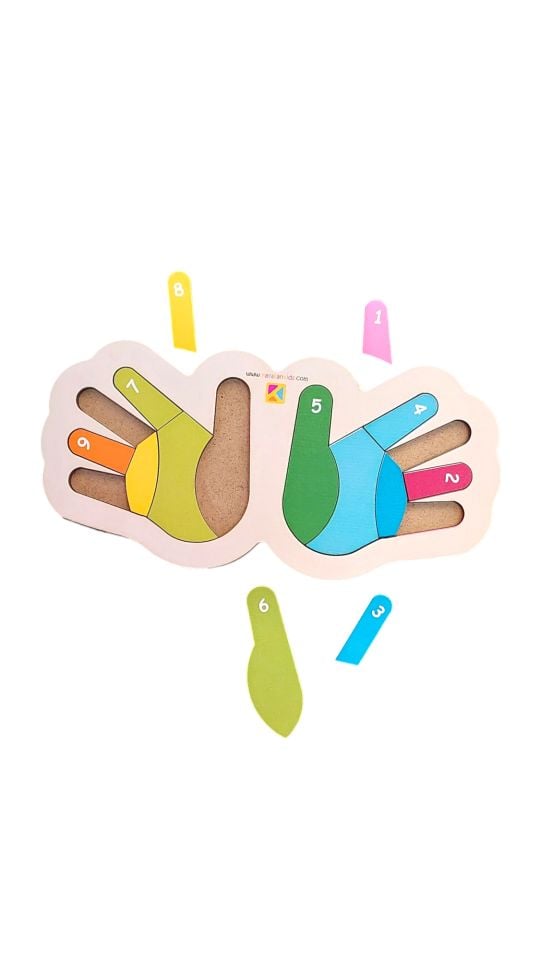 Parmak Sayı Sayma Puzzle
