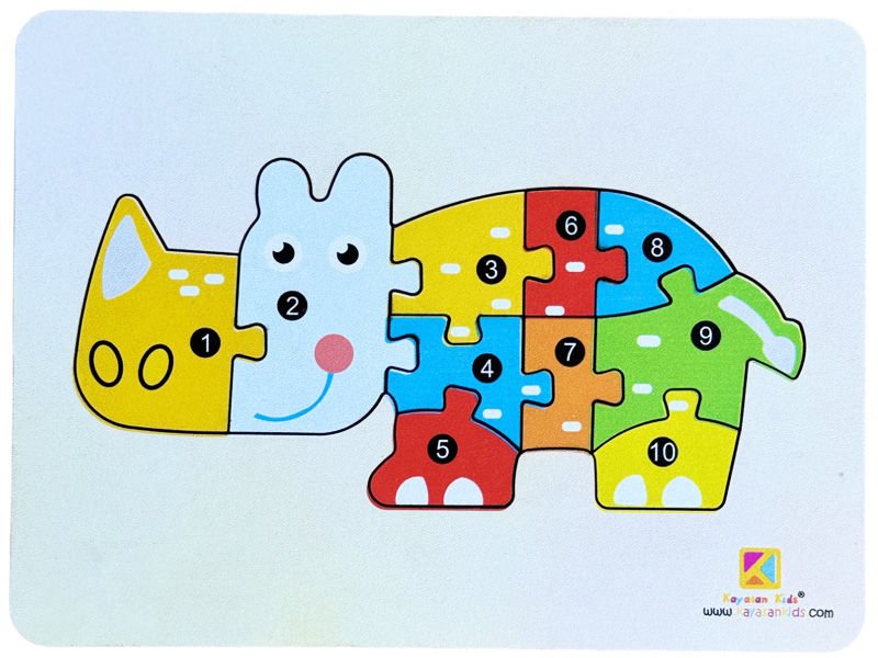 Su Aygırı Numaralı Puzzle