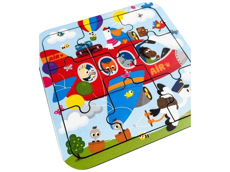 Uçakta Dostlar Puzzle