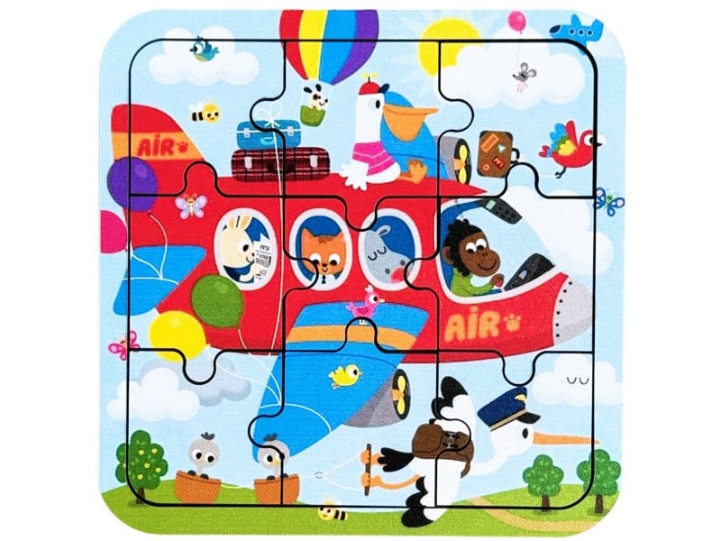 Uçakta Dostlar Puzzle
