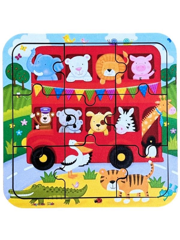 Otobüste Dostlar Puzzle