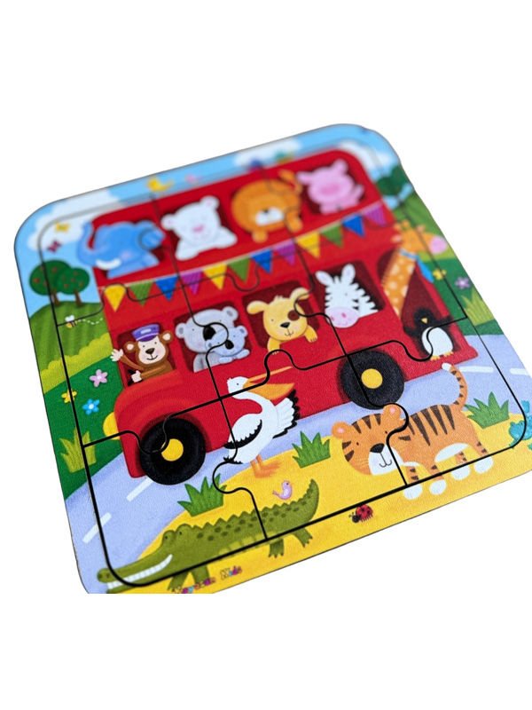 Otobüste Dostlar Puzzle