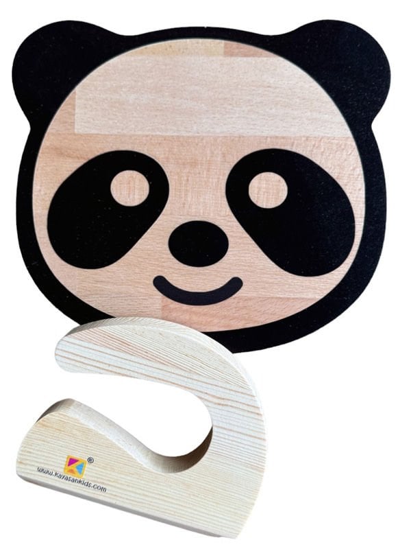 Panda Doğrama Tahtası ve Ahşap Bıçak